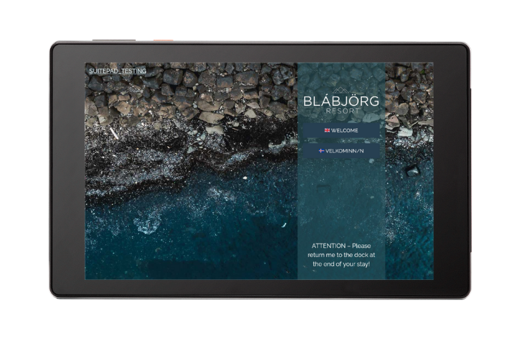 Blabjorg Resort- Iceland Mock-Up — Splash Screen